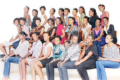 Contestants for the Miss Gender crown. The New Times / Courtesy.