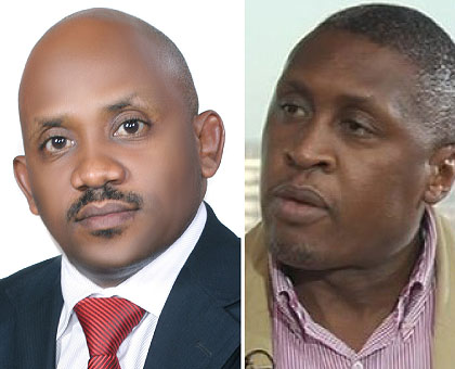 Sebabi (L) is the new EAX Cheif Operating Officer while Kukubo was appointed the Chief Executive Officer. Courtesy. 