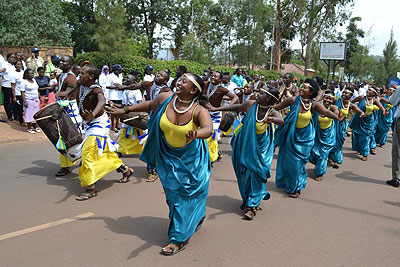 Rwandan traditional dancers. The New Times/Courtesy.