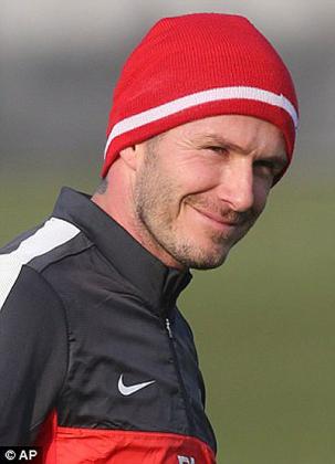Beckham will be eager to impress in his first appearance against Marseille. Net photo.
