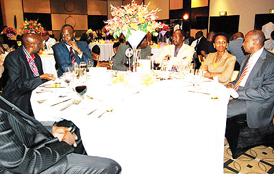 Some of the business people who attended the launch of Golden Circle group. The New Times / File.