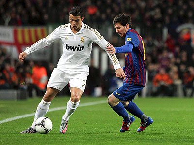 World's two best players Cristiano Ronaldo and Lionel Messi will come face to twice in a space of five day in the Kings Cup on Tuesday and La Liga on Saturday.  Net photo
