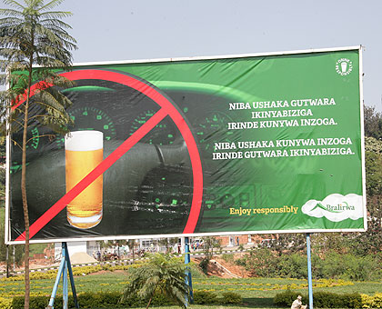 Kigali City intends to censor all billboard content. The New Times/ Timothy Kisambira. 