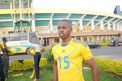 Junior team captain Aimable Mutuyimana. The New Times / J. Mbanda