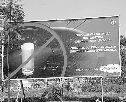 Kigali City intends to censor all billboard content.  The New Times / File.