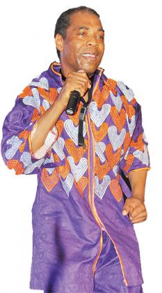 Singer Femi Kuti performs at the FESPAD Gala Night.