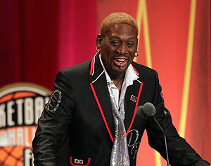 Basketball bad boy Dennis Rodman. Net photo.