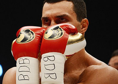 Ukrainian WBA, WBO, IBO and IBF heavy weight boxing world champion Vladimir Klitschko. Net photo.