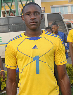 Samuel Tyson Niyogisibizo one of the key players (left attacker). The New Times / File.
