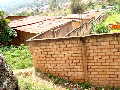 A high-risk dwelling in Kimuhurura. The New Times/  File.