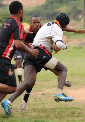 Lucien Bikamba seen in action here in a past Buffaloes league match last year.  The New Times; File