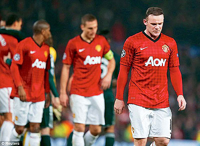 Manchester City, Barcelona and Real Madrid are reportedly interest in Wayne Rooney. Net photo.
