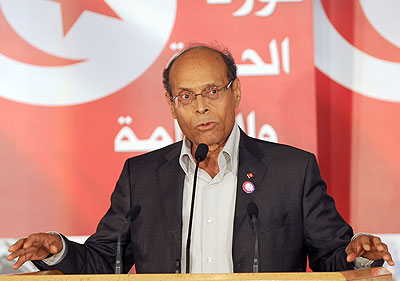 Tunisian President Moncef Marzouki.  Net photo.
