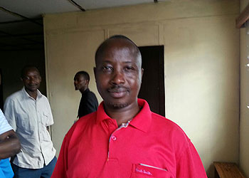 Bishop Jean-Marie Runiga, former president of M23, in Rwanda.