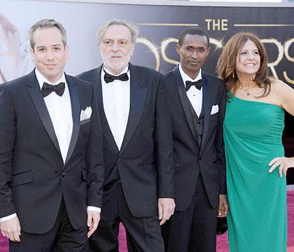 Dr. Emmanuel Rusingiza at this yearu2019s Oscar Awards gala in in Los Angels, USA, last month.  Net photo