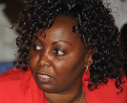 Gasabo Vice Mayor in chrge of Social Affairs Louise Uwimana.