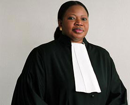 - Fatou  Bensouda, ICC chief prosecutor 