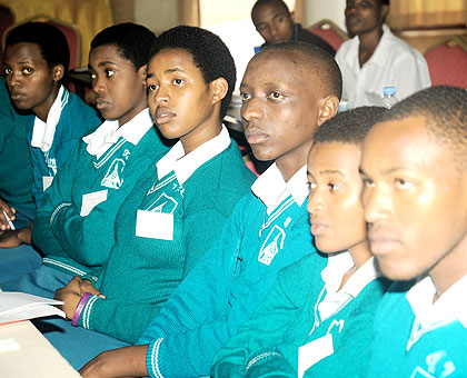 Students follow through during a previous awareness campaign. The New Times/ File.