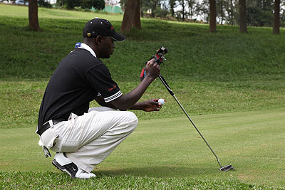 FOCUSED: Ruterana says his continued failures in the Kenya Open are a result of poor preparations and not being a bad golfer. The New Times/ File.
