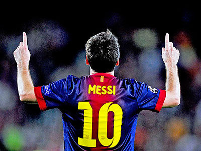 Lionel Messi can become the first player to score against every Spanish league opponent in consecutive order. Net photo.