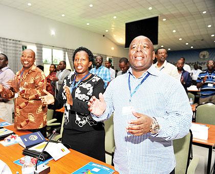 Some of the leaders who attended the National Dialogue. The New Times /Village Urugwiro.