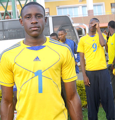 Right attacker Samuel u2018Tysonu2019 Niyogisubizo is a key player for the youth team. The New Times /John Mbanda.