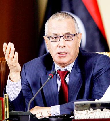 Ali Zeidan said his Cabinet is working under difficult conditions. Net photo.