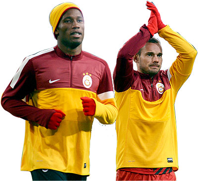 Alongside Drogba, the other heavyweight in their ranks is Dutchman Wesley Sneijder, who won the Champions League with Mourinho at Inter Milan in 2010. Net photo