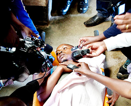 One of the FDLR rebels captured by Rwanda Defence Forces last year. The New Times/ T. Kisambira.