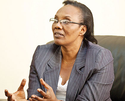 Rose Mukantabana,  Speaker of the Chamber of Deputies 