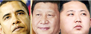 To benefit. Barack Obama,could shift. Xi Jinping,courting rift. Kim Jung-un