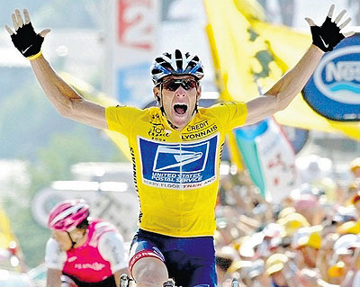 Armstrong was stripped of his seven Tour titles after coming clean about doping. Net photo. Net photo.