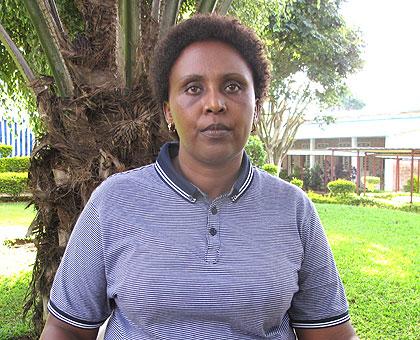 Jeannette Gahongayire, Avega-Agahozo Coordinator Eastern Province, is determined to provide homes for the widows. The New Times/S. Rwembeho.
