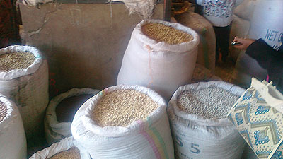 Beans and peas prices are stable. The New Times / P. Tumwebaze