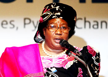Malawi President Joyce Banda. Net photo.