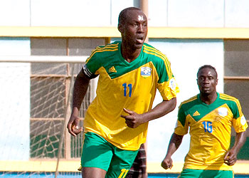 Amavubi skipper Olivier Karekezi seen here in action during the 2014 World Cup qualifier against Mali at Amahoro Stadium last month. The New Times/T. Kisambira.