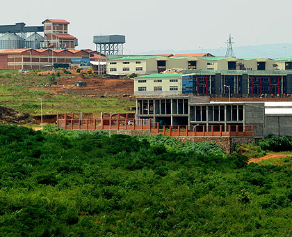 Industrial plants and development in Kigali Special Economic Zone. The New Times/Timothy Kisambira.
