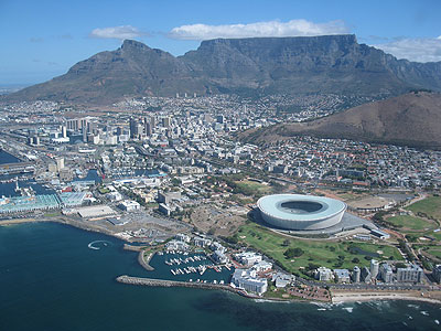 An aerial view of Cape Town and the magnificent Table Mountain. Saturday Times/Net photo