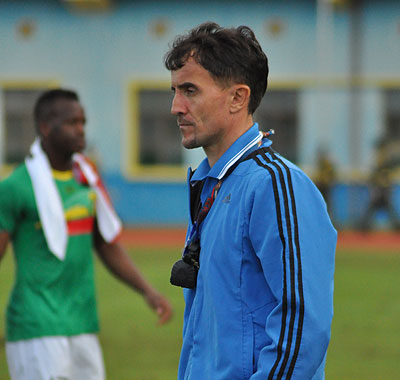 NOT WALKING AWAY; Micho is determined to see out his contract which expires in seven month's time. The New Times / Plaisir Muzogeye.