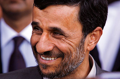 Ahmadinejad is visiting in his capacity as chairman of the Non-Aligned Movement of countries. Net photo.