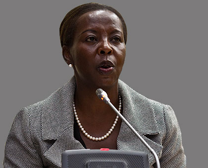 Mushikiwabo chaired the meeting.  The New Times/File. 