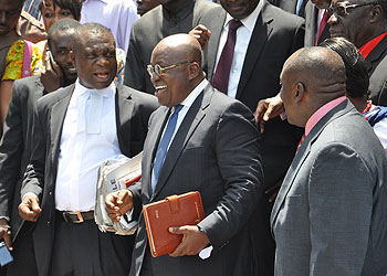 Nana Akufo-Addo leaves court. Net photo.