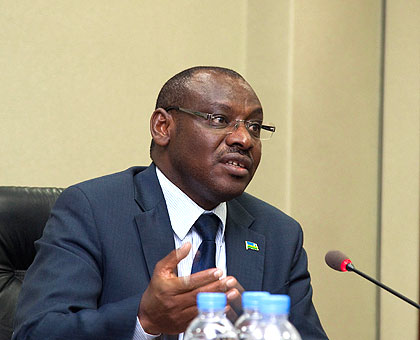 Finance Minister Amb. Claver Gatete. The New Times/Timothy Kisambira.