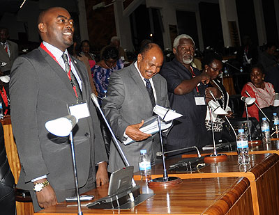 EALA members during the opening session in Kigali. The New Times/ John Mbanda.