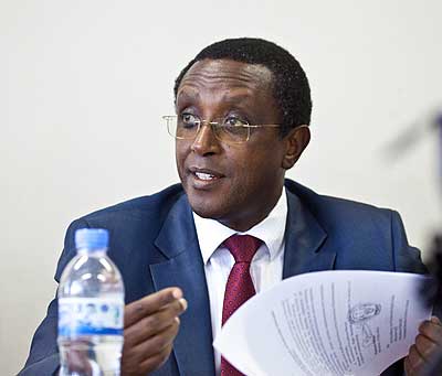 The Minister of education, Dr Vincent Biruta
