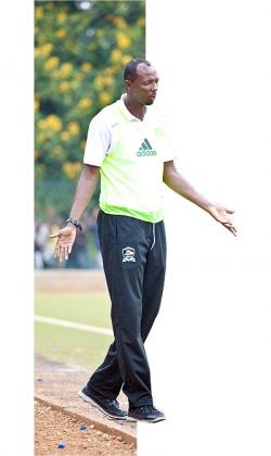 Eric Nshimiyimana has been trusted to lead the national team and he will be assisted by Baptist Kayiranga (right). Saturday Sport /  T. Kisambira