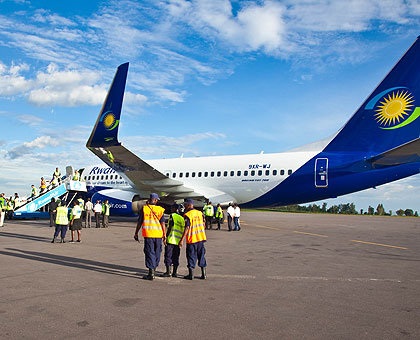 Last week, the national flag carrier acquired a new Boeing 737-700 Next Generation (NG) aircraft. The New Times/File . 