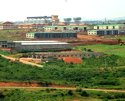 Some of the structures that have already been put up in the economic zone. The New Times/ Timothy Kisambira. 