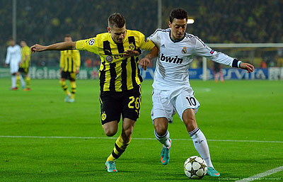 Both teams met in the group stage this season with Dortmund winning 2-1 in Germany and Real escaping with a last-gasp 2-2 draw in Madrid. Net photo.