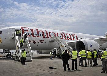 Ethiopian Airlinesu2019 Boeing 787. Net photo.